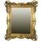 Espejo francés vintage dorado, Imagen 3