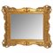 Goldener französischer Vintage Spiegel 2