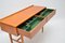 Mesa auxiliar vintage de madera satinada atribuida a Beresford & Hicks, años 60, Imagen 9