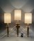 Large Wall Lights from Maison Roche, 1970s, Set of 3, Image 2