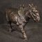 French Artist, Large Donkey Sculpture, 20th Century, Bronze 12