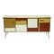 Vintage Sideboard with Glass Doors, Image 1