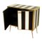 Sideboard with 2 White and Black Doors 6