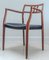 Modell 64 Carver Chairs aus Palisander von Niels Otto (NO) Møller für JL Moller, Dänemark, 1966, 2er Set 2