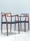 Chaises Carver Modèle 64 en Palissandre par Niels Otto (NO) Møller pour JL Moller, Danemark, 1966, Set de 2 15