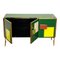 Sideboard with Three Glass Doors 7