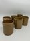 Stoneware Cups and Sugar Bowl, 1970s, Set of 7 3
