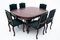 Dining Table and Chairs, France, 1890s, Set of 7, Image 13