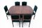 Dining Table and Chairs, France, 1890s, Set of 7, Image 12