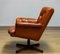 Eva Swivel Chairs in Cognac Leather attributed to Göte Möbler Nässjö, Sweden, 1960s, Set of 2, Image 5