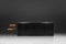 Belgian Black Lacquered Oak Sideboard, 1970s, Image 4