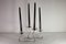 Silver-Plated Metal Candleholders from Goldsmithery of Saint Médard 1960s, Set of 2 11