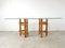 Glass Dining Table with Wooden Base, 1980s, Image 8