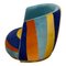 Small Cockpit Armchairs in Smooth Velvet Four Colours, 1980s, Set of 2, Image 4