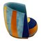 Small Cockpit Armchairs in Smooth Velvet Four Colours, 1980s, Set of 2, Image 5