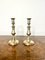 Victorian Brass Candleholders, 1880s, Set of 2 3