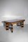 Italian Rationalist Dining Table with Metal Elements, 1920 1