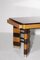 Italian Rationalist Dining Table with Metal Elements, 1920 2