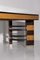 Italian Rationalist Dining Table with Metal Elements, 1920 8