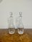 Edwardian Glass Decanters, 1910s, Set of 2, Image 1