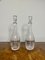 Edwardian Glass Decanters, 1910s, Set of 2 4