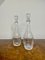Edwardian Glass Decanters, 1910s, Set of 2, Image 3
