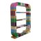 Art Deco Bifacceral Library in Multicolor Murano Glass, 1990s 5