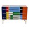 Three Drawers in Multicolored Glass, 1980s 1