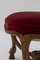 Napoleon III French Velvet Stool and Fournier A.M.E., 1900s 6