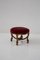 Napoleon III French Velvet Stool and Fournier A.M.E., 1900s 9