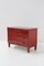 Italian Red Chest of Drawers attributed to A Piero Portalupi, 1920s 1