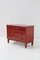 Italian Red Chest of Drawers attributed to A Piero Portalupi, 1920s, Image 1