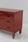 Italian Red Chest of Drawers attributed to A Piero Portalupi, 1920s 7