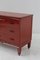 Italian Red Chest of Drawers attributed to A Piero Portalupi, 1920s, Image 7