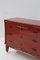 Italian Red Chest of Drawers attributed to A Piero Portalupi, 1920s, Image 8