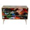 Dresser with Six Colored Glass Drawers, 1980s 6