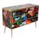 Dresser with Six Colored Glass Drawers, 1980s, Image 2