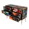 Dresser with Six Colored Glass Drawers, 1980s 7