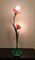 Lampes avec Fleurs en Verre de Murano de Bacci Florence, Set de 2 3