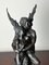 Estatua de bronce del amor y la psique, Francia, años 30, Imagen 5