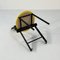 Postmodern Chair with Yellow Seating, 1980s 9