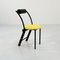 Postmoderner Stuhl mit Gelbem Sitz, 1980er 1