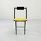 Postmoderner Stuhl mit Gelbem Sitz, 1980er 7