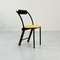 Postmoderner Stuhl mit Gelbem Sitz, 1980er 4