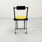 Postmoderner Stuhl mit Gelbem Sitz, 1980er 3