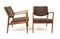 Scandinavian Beech Armchairs by Karl-Erik Ekselius for Joc Vetlanda, 1960, Set of 2 1