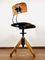 Silla de escritorio giratoria atribuida a Robert Wagner, Silla de taller Bemefa de Rowac, años 40, Imagen 11