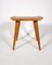 Vintage Swedish Pine Stool Model Visingsö by Carl Malmsten for Karl Andersson & Söner, 1970s 4