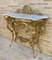 Mid-Century Italian Marble Top & Bronze Console, 1960, Image 2