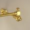 Brass Wall Light with 2 Swivel Arms, England, 1890s 7